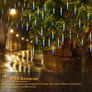 Shower Rain Lights 30CM, 8 Waterproof Spiral Tubes Meteor Lights, 288 LEDs Rain Lights for Christmas Outdoor Garden House Window Xmas Tree Decoration(Colorful) Image 4