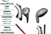 Cobra DS Adapt Hybrid / #4 21 Degree / KBS Tour Graphite Iron 85 Stiff