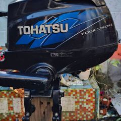 Tohatsu 3.5HP 4-stroke outboard motor.