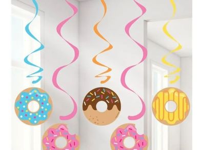 Donut Birthday party swirls / spirals