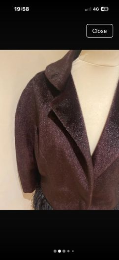 Joanne Hynes quirky brown jacket size 12