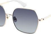 Kate Spade Unisex Sunglasses, Eloy/F/S, 807/WJ Black Gold