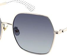 Kate Spade Unisex Sunglasses, Eloy/F/S, 807/WJ Black Gold