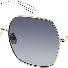 Kate Spade Unisex Sunglasses, Eloy/F/S, 807/WJ Black Gold
