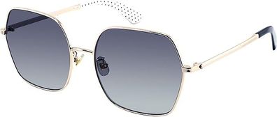 Kate Spade Unisex Sunglasses, Eloy/F/S, 807/WJ Black Gold