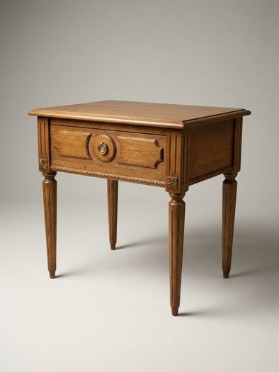 Exceptional Pair of Vintage Oak Bedside Lockers