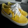 Nike Air Force One LV8 - Tour Yellow/Black/White Image 6