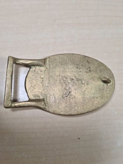 Vintage Brass Belt Buckle Native American Phoenix Thunderbird