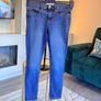 Ladies Gap Medium Wash High Waisted Skinny Jeans Image 4