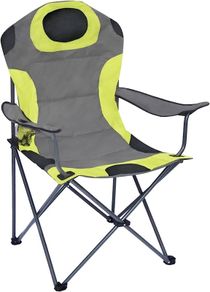 Camping Chair, Padded Camping Chairs for Adults with Armrests and Cup Holder, Heavy Duty Folding Chair Portable for Fishing Beach, Perfect for Caravan Trips, BBQs, Garden, Picnic, Travelling (FREE SHIPPING)