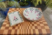 Two Vintage Nicholas Mosse Pieces in the Fabulous West Cork Inspired Fuchsia Pattern, Priced as a Pair, Available Individually Also