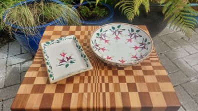 Two Vintage Nicholas Mosse Pieces in the Fabulous West Cork Inspired Fuchsia Pattern, Priced as a Pair, Available Individually Also