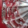 Heavy Vintage Waterford Crystal Octagon Desktop Clock Image 4