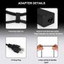 AC Adapter 45W USB-C Type-C Charger Image 2