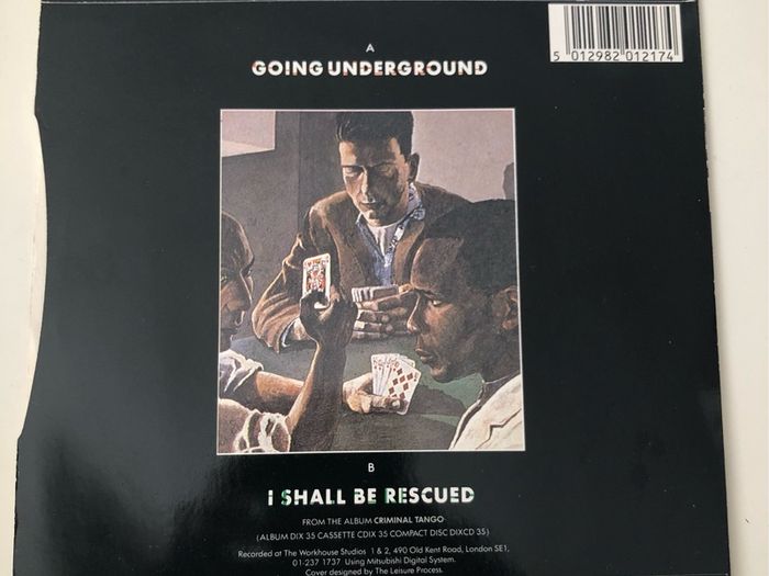 Manfred Mann's Earth Band - Going Underground (1986) 7"