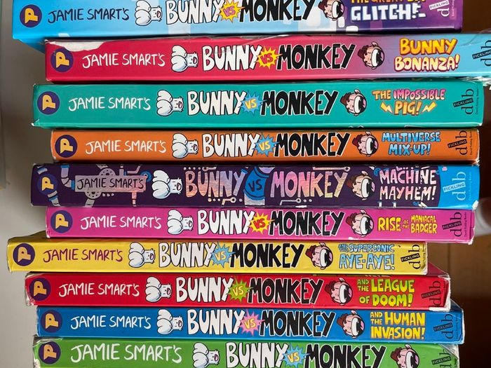 Bunny vs monkey books