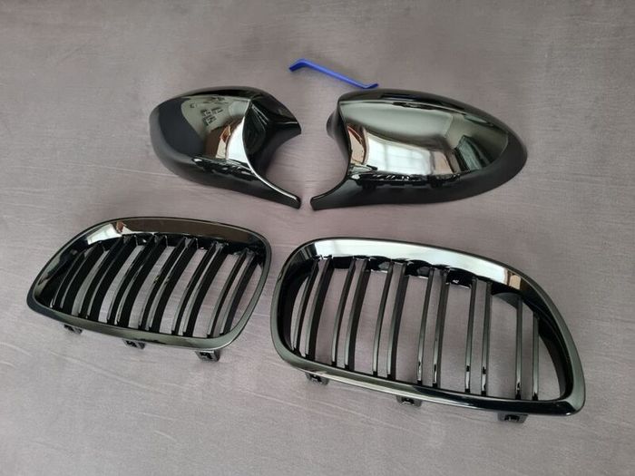 BMW 3 Series E92 E93 Pre-Lci Kidney Grilles & Mirror Covers Set Brand New