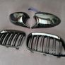 BMW 3 Series E92 E93 Pre-Lci Kidney Grilles & Mirror Covers Set Brand New Image 4