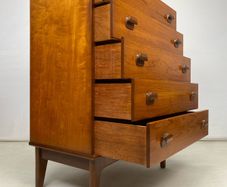 Vintage Teak Tallboy Chest of Drawers