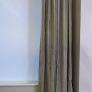 Grey pencil pleat blackout curtains Image 3