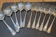 1930s Art Deco EPNS Tea Pastry Set
