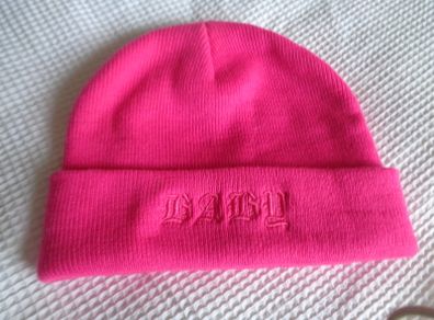 Bershka Pink Beanie Hat for Sale