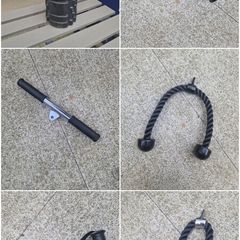 Gym equipment. Every piece for 5 euro.