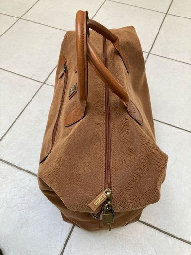 Leather Weekend Travel Bag Skyflite London Faux