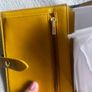 Navy and yellow celine wallet Image 6