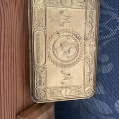 Brass cigarette box world war 1 gift dated 1914