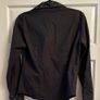 Next NEW cotton black fitted gem/stud-embellished shirt, top, Stretch with Lycra, Size 12, BNWT Image 6