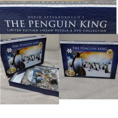 David Attenborough's Limited edition, The Penguins King DVD + Jigsaw Puzzle Collection