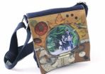 personalised Jeans Shoulder Bag, Blue, Denim / back to school stationery