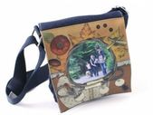 personalised Jeans Shoulder Bag, Blue, Denim / back to school stationery