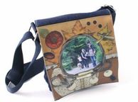 main image for ad personalised Jeans Shoulder Bag, Blue, Denim / back to school stationery