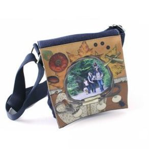 personalised Jeans Shoulder Bag, Blue, Denim / back to school stationery