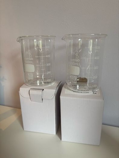 X2 500ml Scientific Beakers