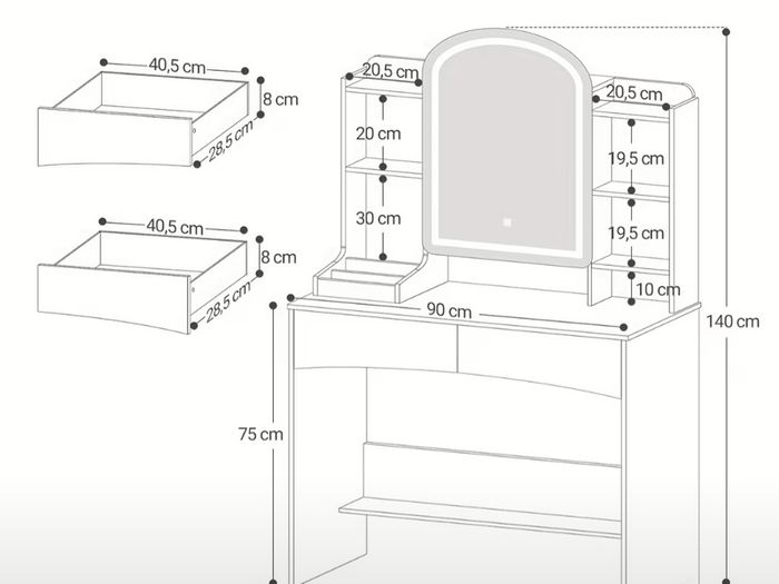 dressing table