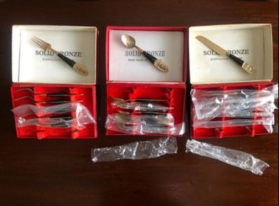 Vintage Bronze Cutlery
