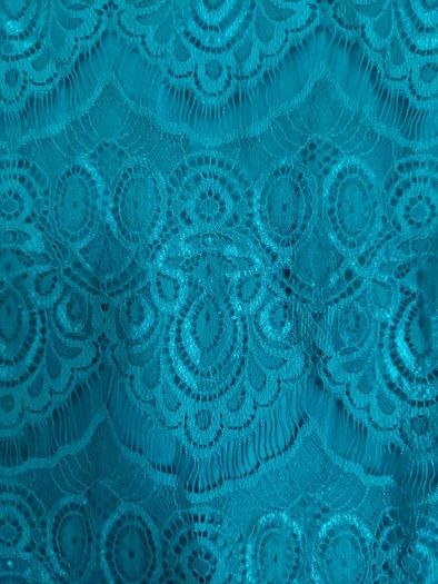Monsoon teal lace mini dress (free postage)