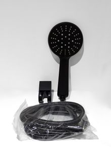 Handheld Shower Head Black Set with hose
