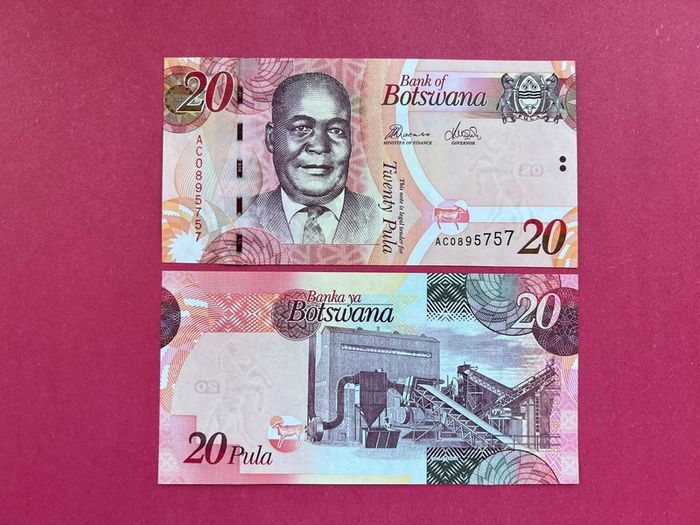 Botswana  20  Pula  2012. Pick 31c. ( Uncirculated )
