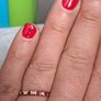 9 carat gold Ruby eternity ring with 7 stones Diamond Image 9