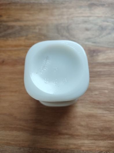 Antique Pond's milk glass