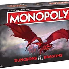 Monopoly Dungeons and Dragons  Board Game