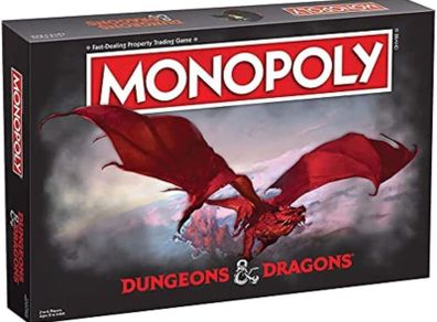Monopoly Dungeons and Dragons  Board Game