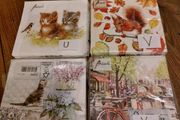 Decoupage napkins
