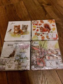 Decoupage napkins