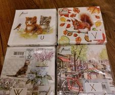 Decoupage napkins