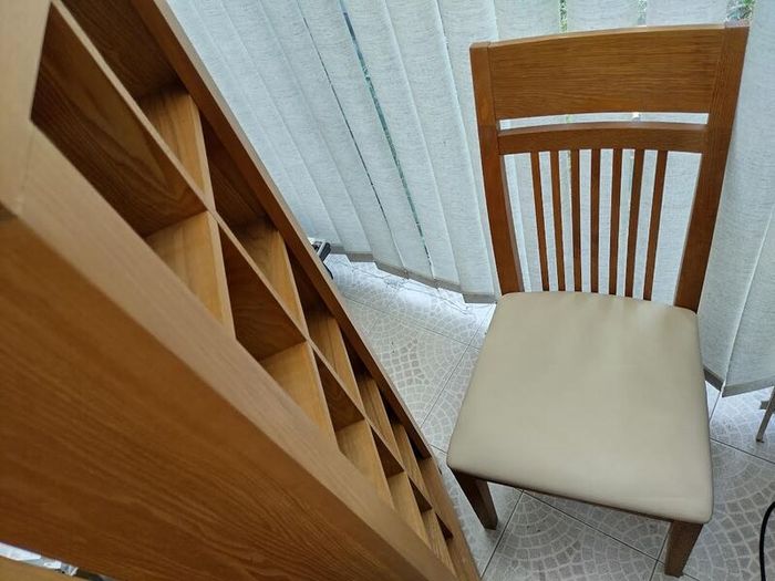 Solid oak dining chairs/Kitchen chairs- Four